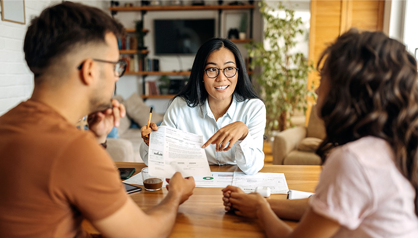 Person planning their finances